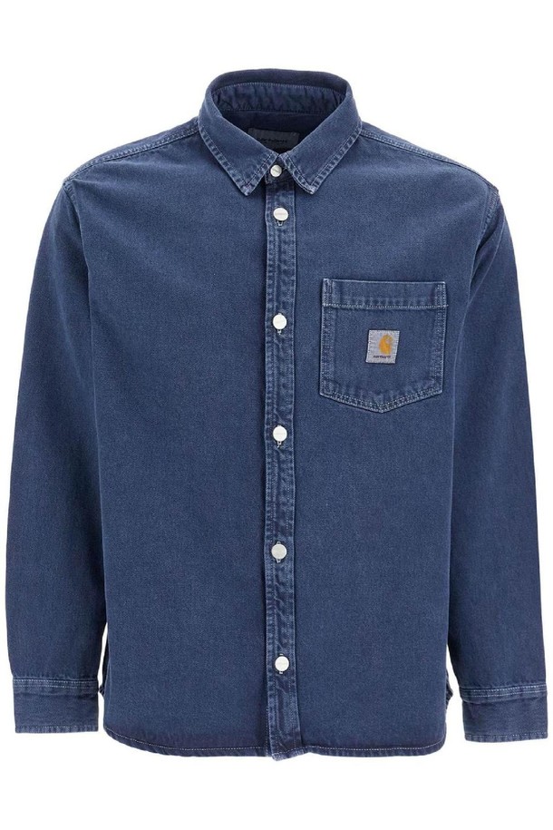 Carhartt WIP - 사파리/필드자켓 - 칼하트 WIP 남성 데님 자켓 denim george overshirt NB02