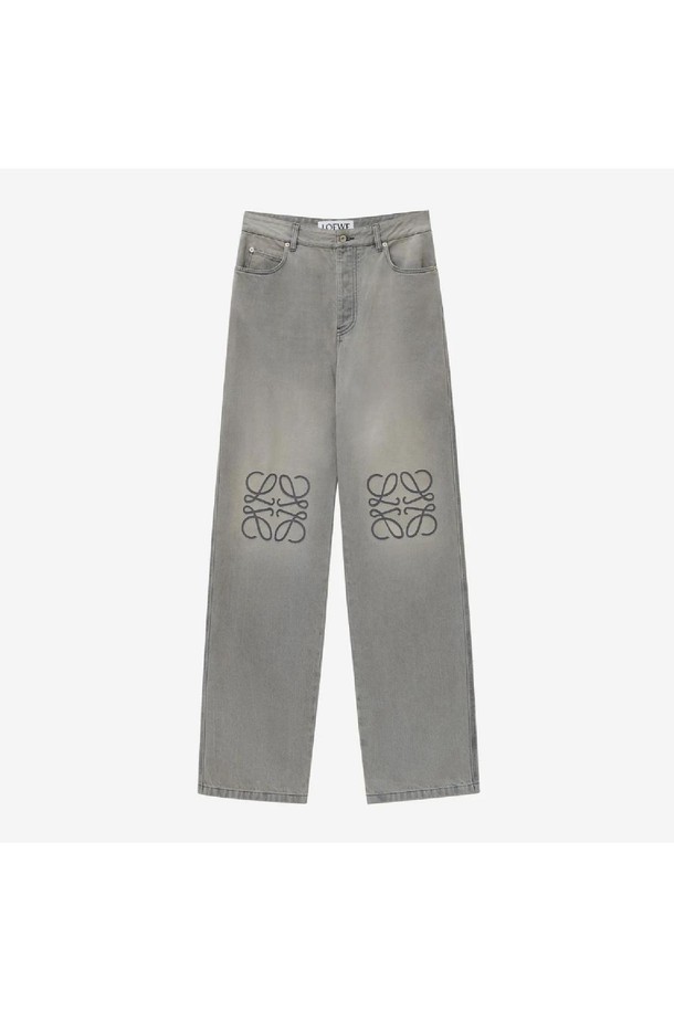 LOEWE - 데님 - 로에베 남성 청바지 Loewe Anagram Baggy Jeans NB25