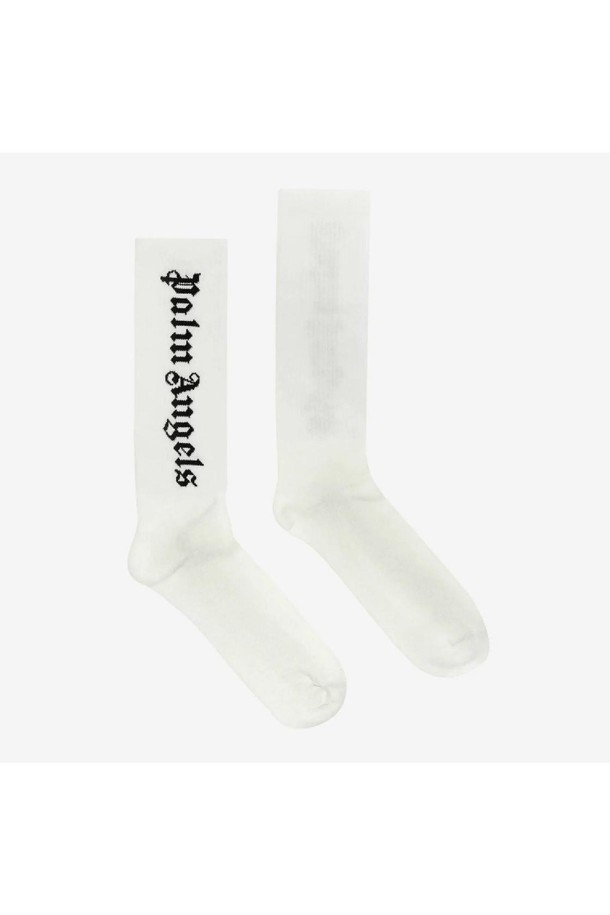 PALMANGELS - 양말 - 팜앤젤스 남성 양말 Palm Angels Classic Logo Socks NB25