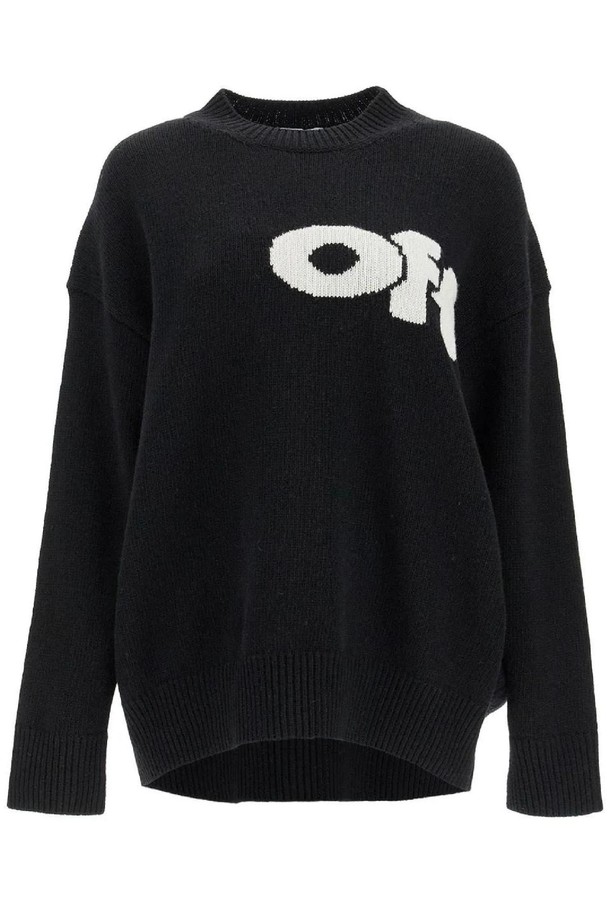 OFF-WHITE - 스웨터 - 오프화이트 여성 스웨터  oversized sweater NB02