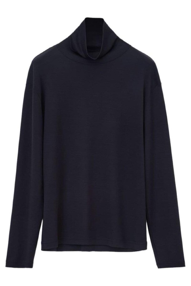 LEMAIRE - 스웨터 - 르메르 남성 스웨터 COTTON TURTLE NECK SWEATER NB30