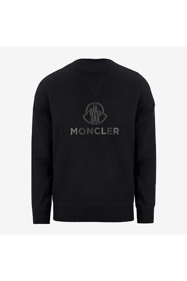 MONCLER - 스웨트셔츠 - 몽클레어 남성 맨투맨 후드 Moncler Cotton And Cashmere Logo Sweatshirt NB25