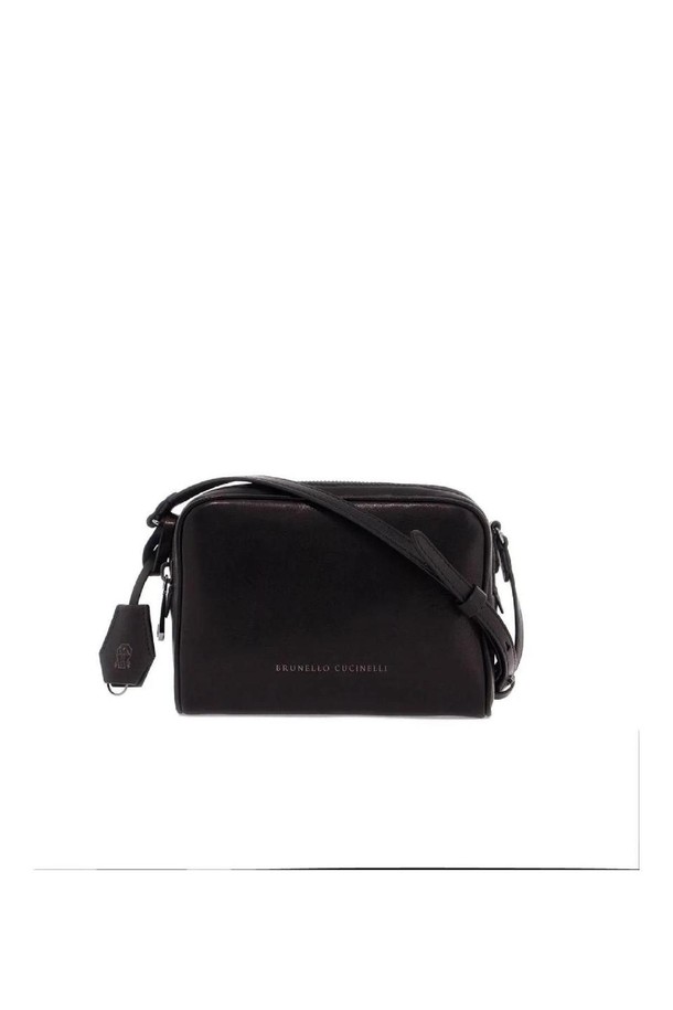 BRUNELLO CUCINELLI - 숄더백 - 브루넬로 쿠치넬리 여성 숄더백 mini leather boston crossbody bag with shoulder strap NB02