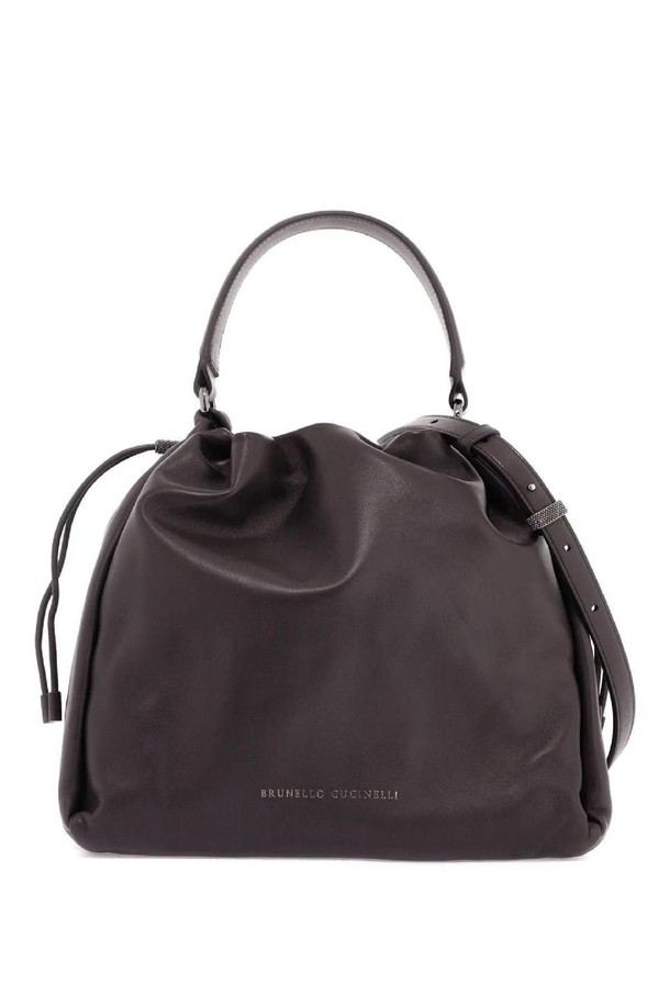 BRUNELLO CUCINELLI - 토트백 - 브루넬로 쿠치넬리 여성 핸드백 handbag with monile embell NB02