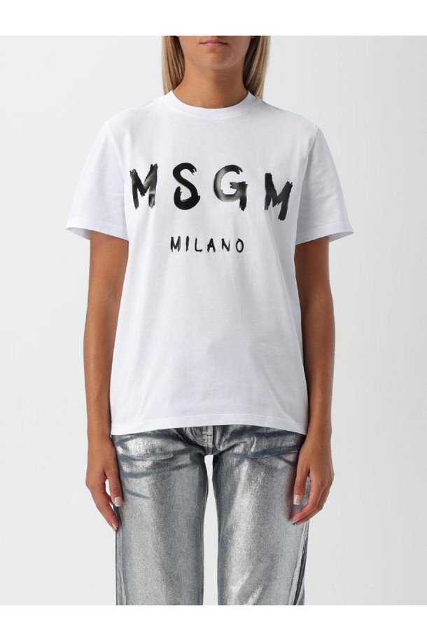 MSGM - 반소매 티셔츠 - 엠에스지엠 여성 티셔츠 Womans T shirt Msgm NB03