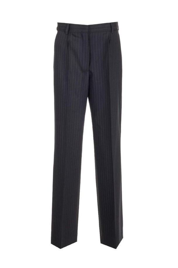 MIU MIU - 롱/미디팬츠 - 미우미우 여성 바지 Blue pinstriped trousers NB19