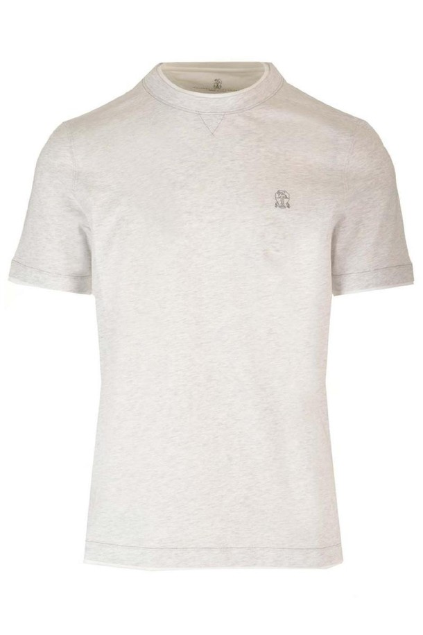 BRUNELLO CUCINELLI - 반팔티셔츠 - 브루넬로 쿠치넬리 남성 티셔츠 Jersey T shirt NB19