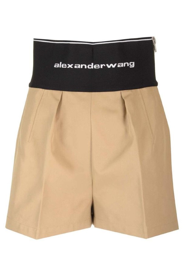 ALEXANDER WANG  - 롱/미디팬츠 - 알렉산더왕 여성 바지 Safari short in cotton tailoring NB19