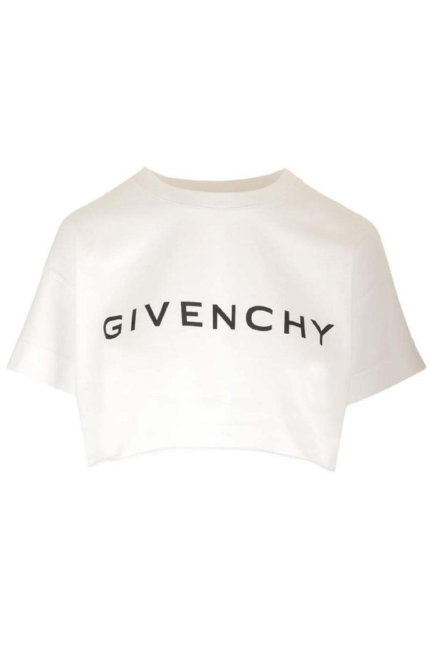 GIVENCHY - 반소매 티셔츠 - 지방시 여성 티셔츠  GIVENCHY  cropped T shirt NB19