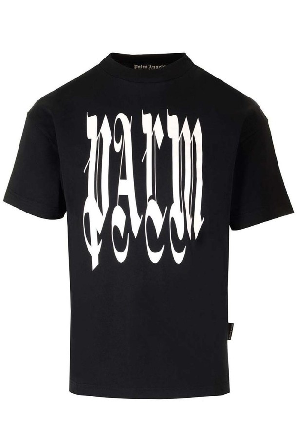 PALMANGELS - 반팔티셔츠 - 팜앤젤스 남성 티셔츠 Logo Gothic T Shirt NB19