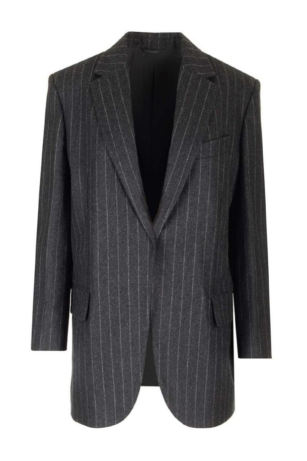 BRUNELLO CUCINELLI - 자켓 - 브루넬로 쿠치넬리 여성 자켓 Pinstripe Blazer NB19