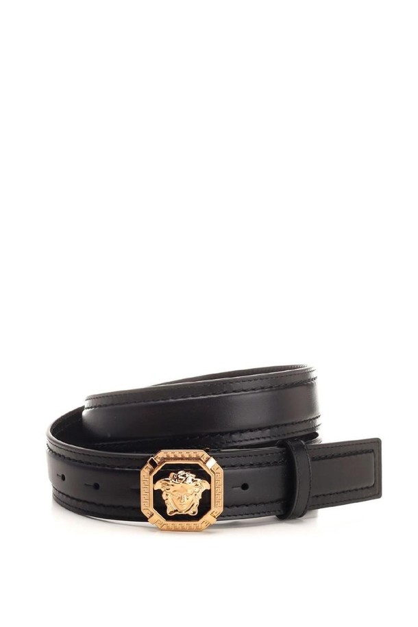 VERSACE - 벨트 - 베르사체 남성 벨트 Leather belt NB19