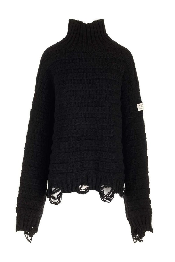 MM6 Maison Margiela - 스웨터 - 엠엠식스 메종마르지엘라 남성 스웨터 High neck sweater NB19