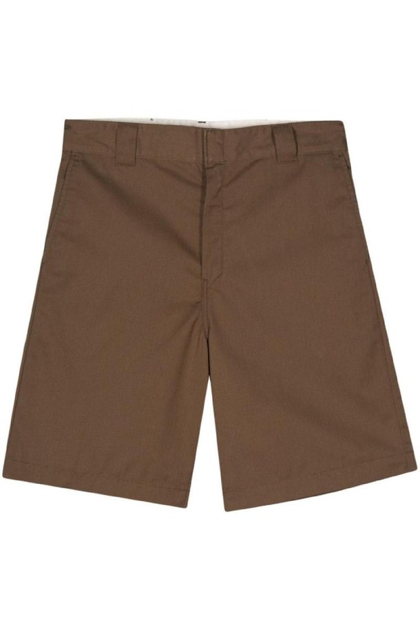 Carhartt WIP - 슬랙스/수트팬츠 - 칼하트 WIP 남성 바지 Brown bermuda shorts in cotton blend NB19