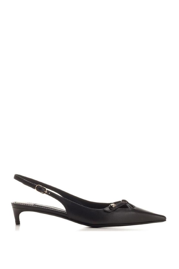 DOLCE & GABBANA - 펌프스 - 돌체앤가바나 여성 펌프스 Black leather SLINGBACK NB19