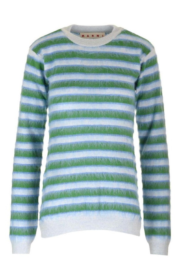 MARNI - 스웨터 - 마르니 여성 니트 스웨터 Striped virgin wool sweater NB19