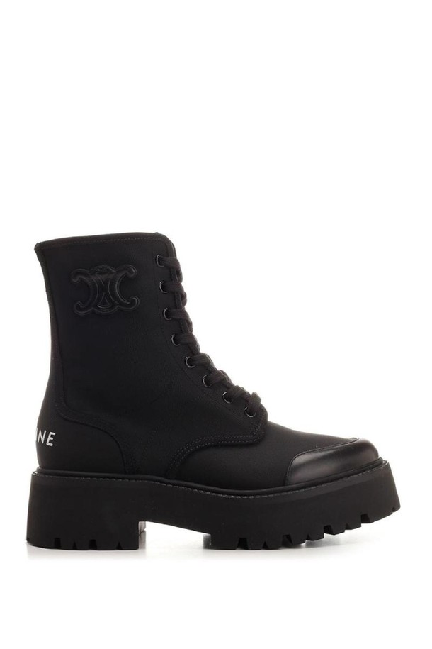 CELINE - 부츠/워커 - 셀린느 여성 부츠 LACE UP BOOT 45 Black NB19