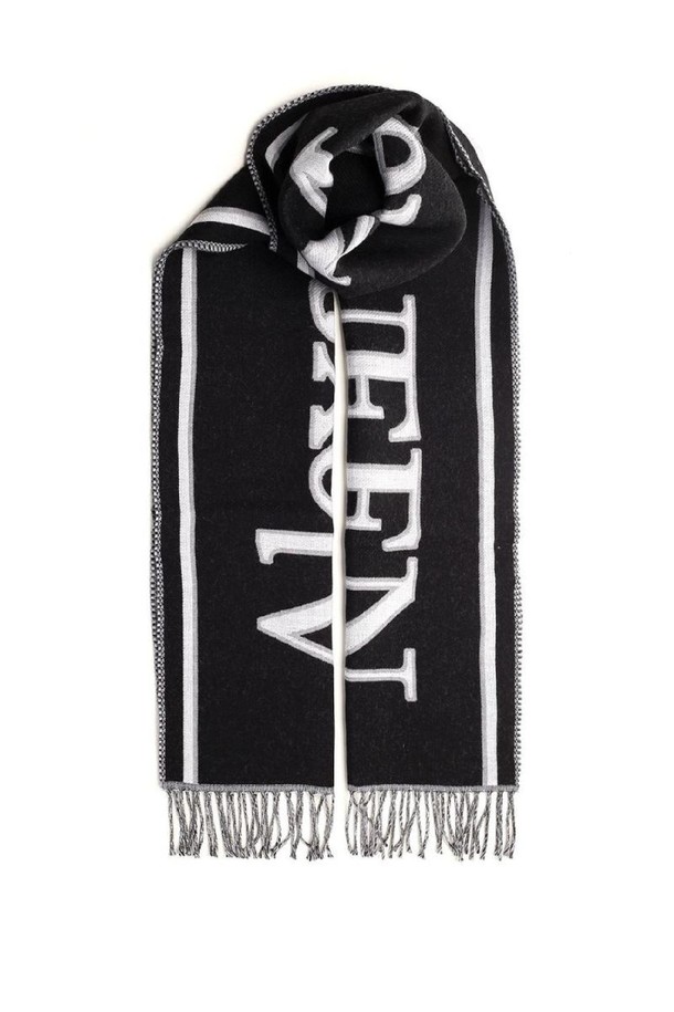 Alexander McQueen - 스카프/머플러 - 알렉산더 맥퀸 남성 스카프 Black wool scarf NB19