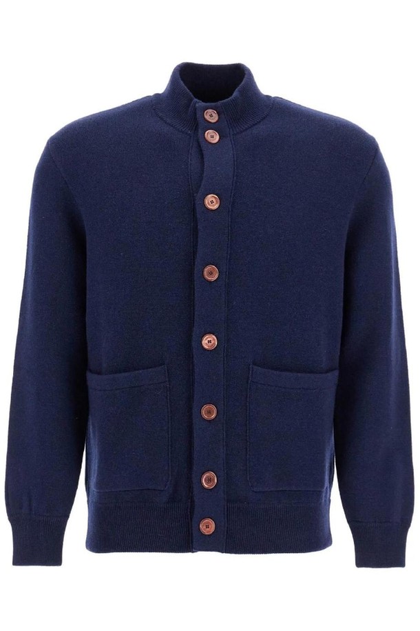 BRUNELLO CUCINELLI - 스웨터 - 브루넬로 쿠치넬리 남성 스웨터 double knit cardigan in seven NB02