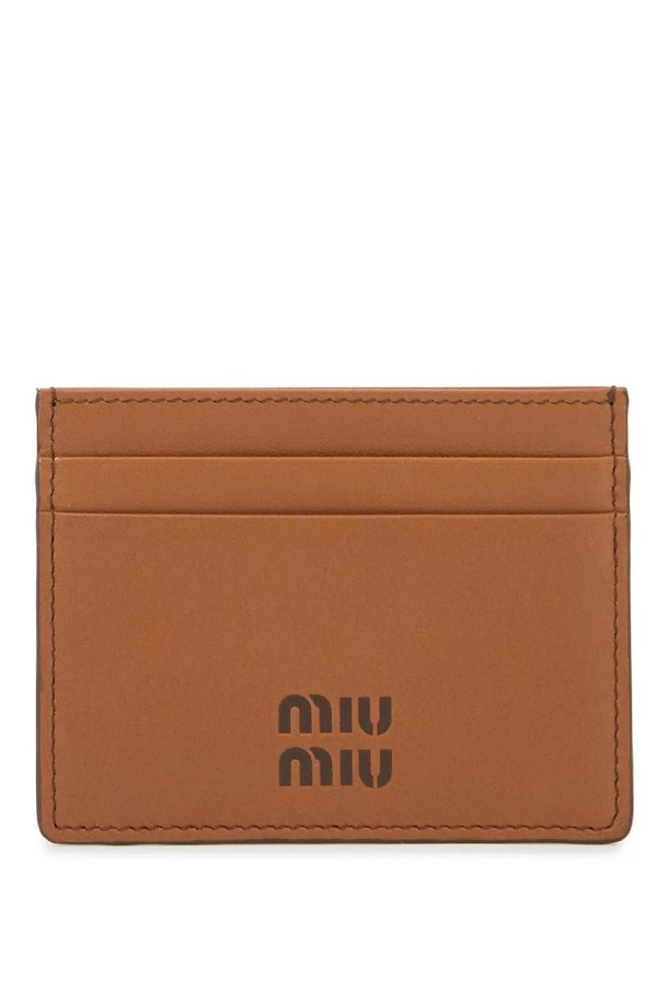 MIU MIU - 반지갑 - 미우미우 여성 지갑 leather card holder NB02