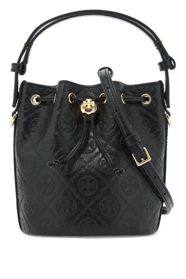 TORY BURCH - 숄더백 - 토리버치 여성 숄더백 mini t monogram leather bucket bag NB02