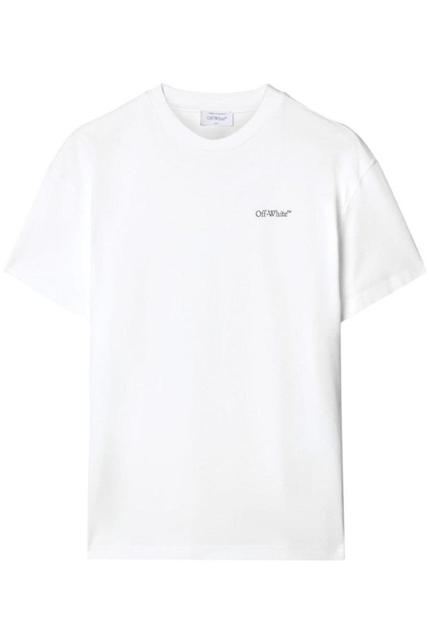 OFF-WHITE - 반소매 티셔츠 - 오프화이트 여성 티셔츠 ARROW COTTON T SHIRT NB30