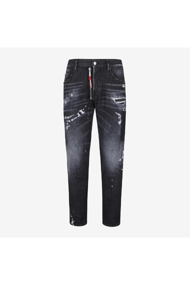 Dsquared2 - 데님 - 디스퀘어드2 남성 청바지 DSquared2 Black Pioner Wash Skater Jeans NB25