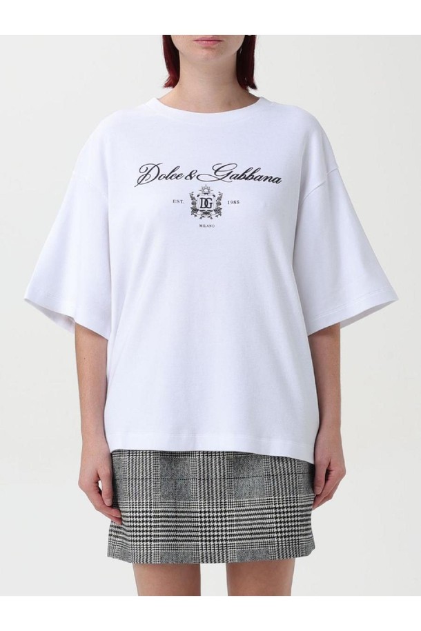 DOLCE & GABBANA - 반소매 티셔츠 - 돌체앤가바나 여성 티셔츠 Womans T shirt Dolce   Gabbana NB03