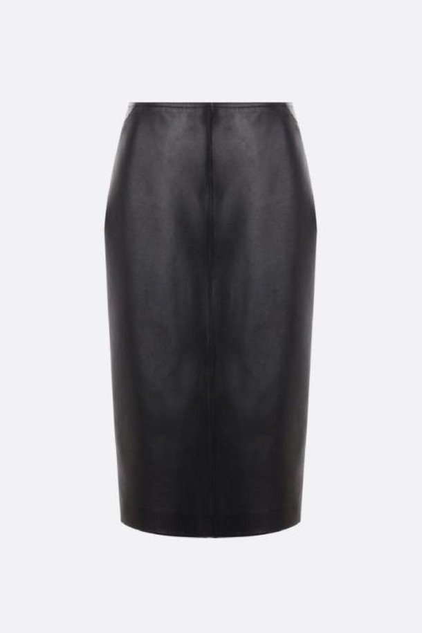 ALAIA - 미디스커트 - 알라이아 여성 스커트 leather skirt NB26