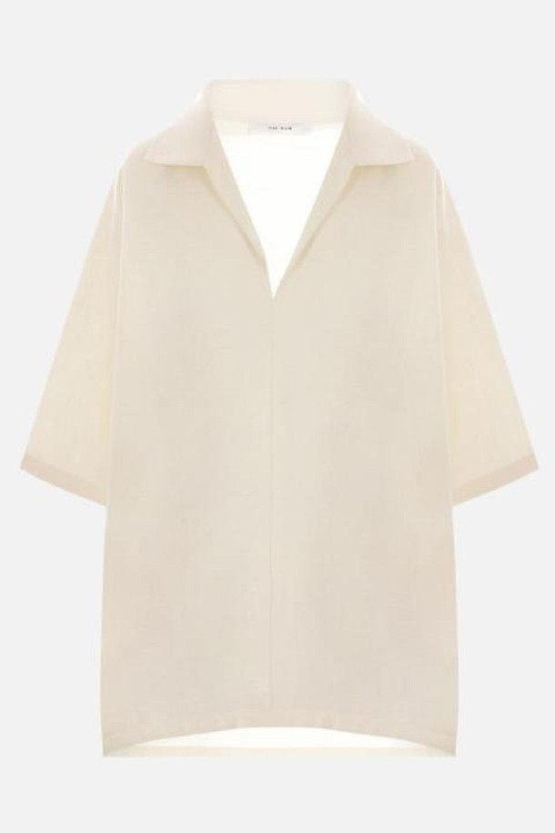 The Row - 셔츠 - 더로우 여성 블라우스 Wen wool, silk and linen oversize blouse NB26