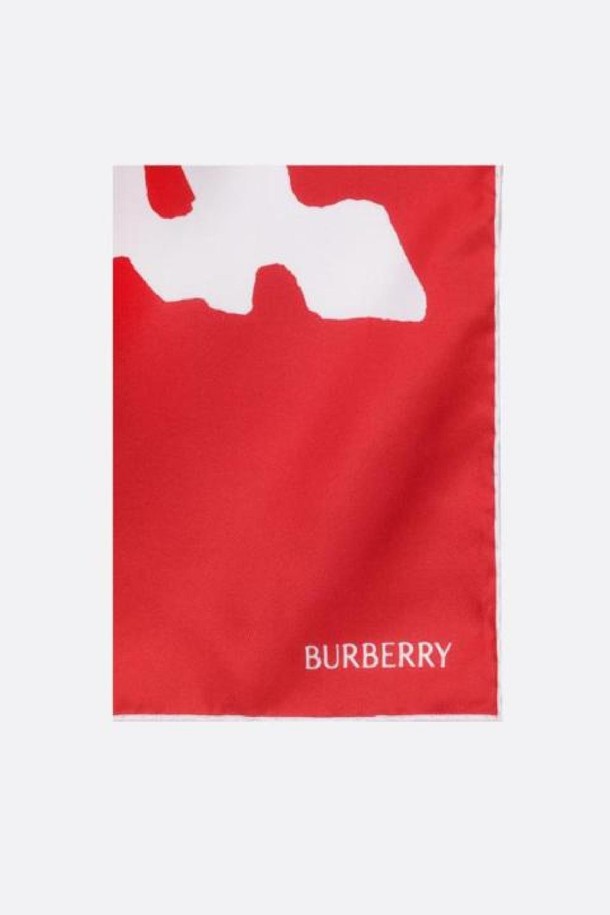 BURBERRY - 스카프/머플러 - 버버리 여성 스카프 Equestrian Knight Design print silk foulard NB26