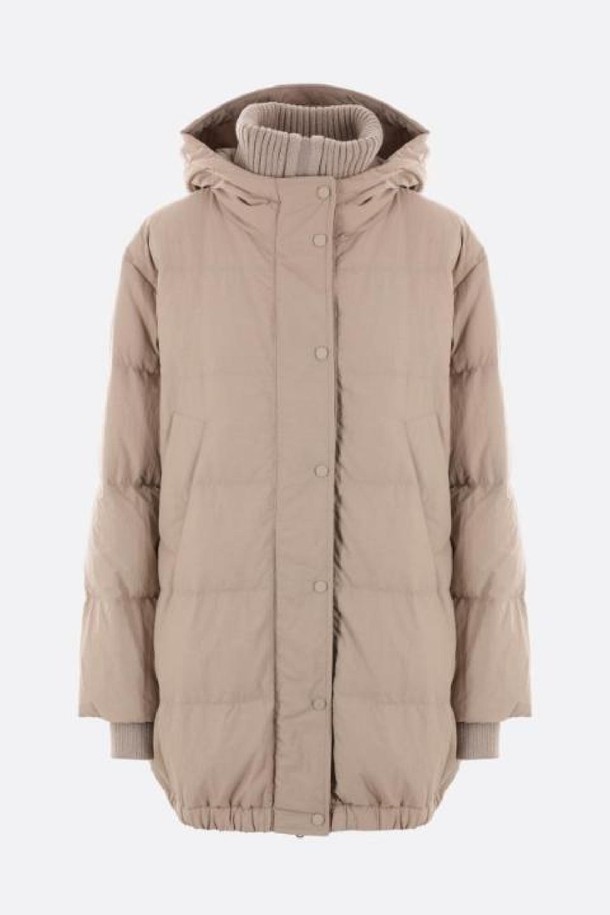 BRUNELLO CUCINELLI - 점퍼 - 브루넬로 쿠치넬리 여성 패딩 technical cotton down jacket NB26