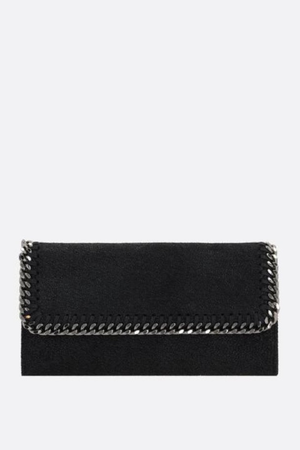 STELLA McCARTNEY - 반지갑 - 스텔라 맥카트니 여성 지갑 Falabella continental wallet in Shaggy Deer NB26