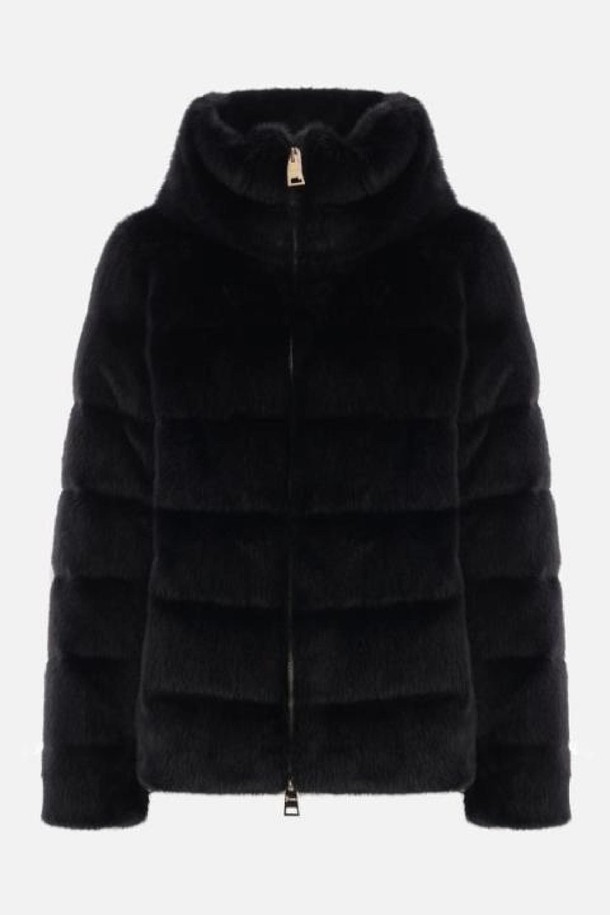 HERNO - 점퍼 - 에르노 여성 패딩 faux fur down jacket NB26