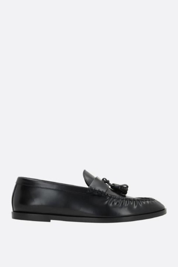 The Row - 코트 - 더로우 여성 로퍼 Mens loafers in Box leather NB26