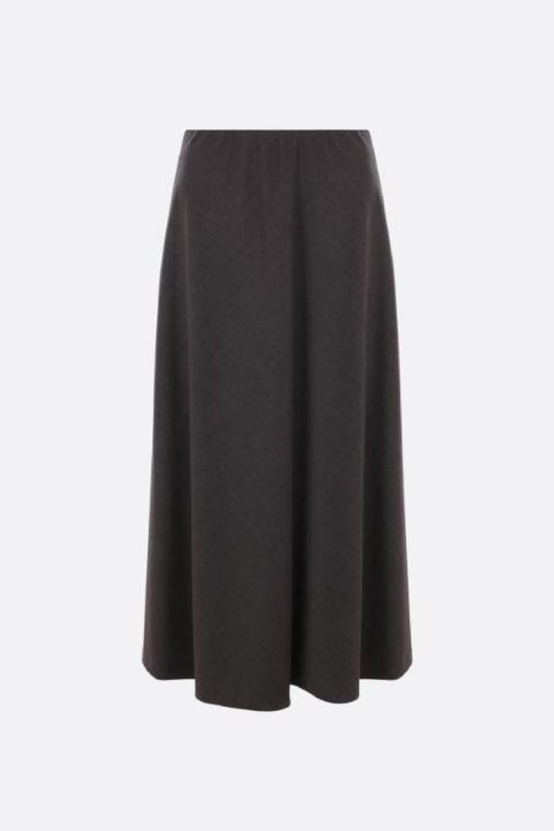 BRUNELLO CUCINELLI - 미디스커트 - 브루넬로 쿠치넬리 여성 스커트 stretch wool twill flute skirt NB26