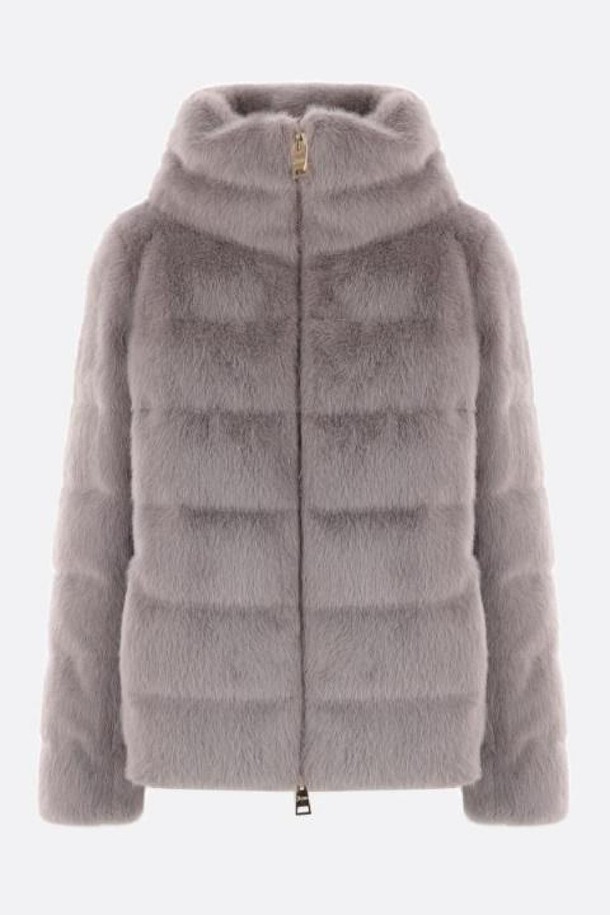 HERNO - 점퍼 - 에르노 여성 패딩 faux fur down jacket NB26