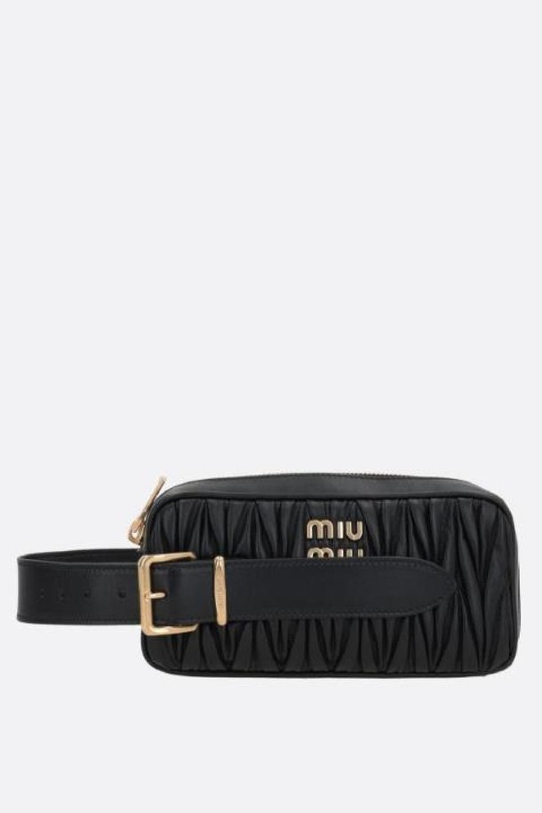 MIU MIU - 클러치/파우치 - 미우미우 여성 클러치백 quilted nappa clutch NB26