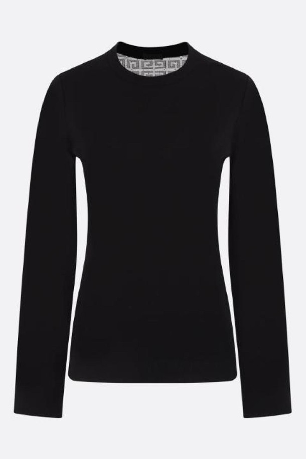 GIVENCHY - 스웨터 - 지방시 여성 니트 스웨터 stretch viscose and GG lace pullover NB26