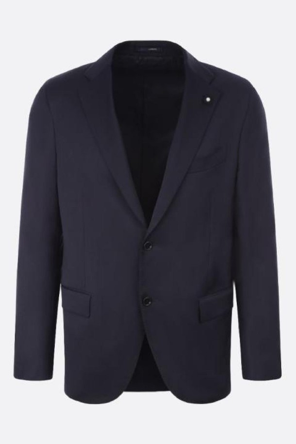 LARDINI - 블루종/점퍼 - 라르디니 남성 자켓 single breasted wool blend jacket NB26