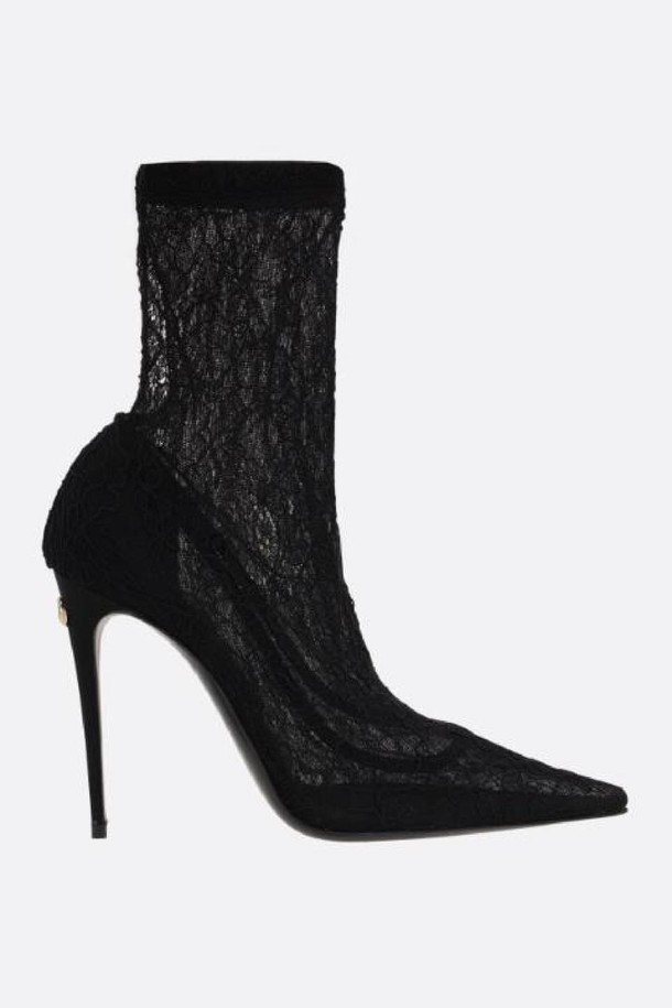 DOLCE & GABBANA - 부츠/워커 - 돌체앤가바나 여성 부츠 stretch lace ankle boots NB26