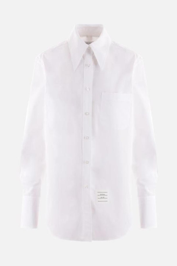 THOM BROWNE - 셔츠 - 톰브라운 여성 셔츠 poplin oversized shirt NB26