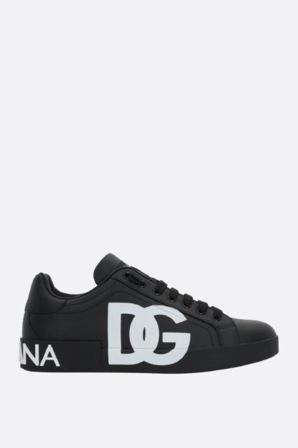 DOLCE & GABBANA - 스니커즈 - 돌체앤가바나 남성 스니커즈 Portofino nappa sneakers NB26