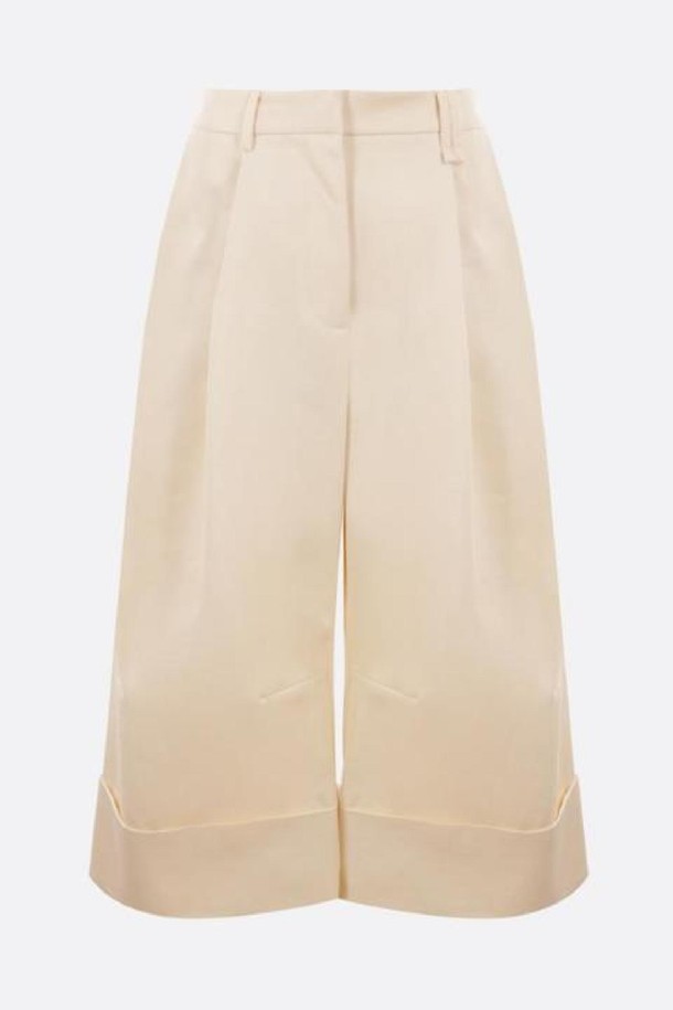 SIMONE ROCHA - 쇼트팬츠 - 시몬 로샤 여성 크롭 팬츠 drill wide leg cropped pants NB26