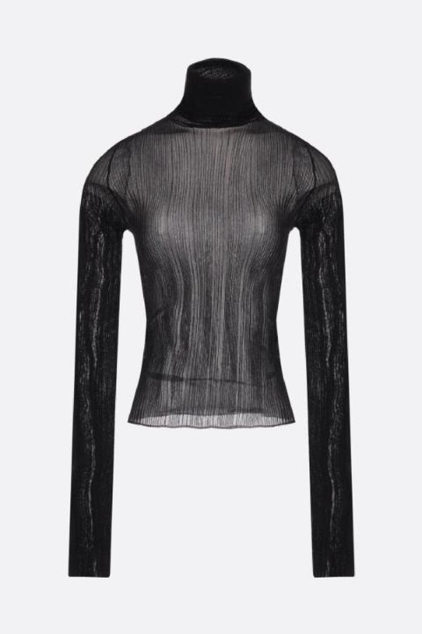 GIVENCHY - 스웨터 - 지방시 여성 니트 스웨터 semi transparent ribbed viscose pullover NB26