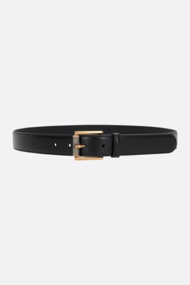 GUCCI - 벨트 - 구찌 남성 벨트 GG Supreme canvas detailed smooth leather belt NB26