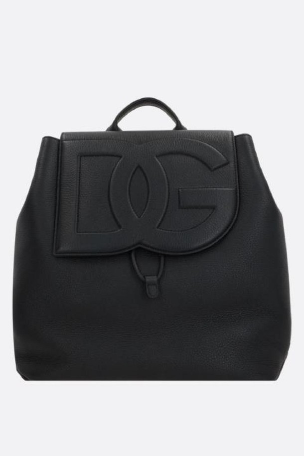 DOLCE & GABBANA - 백팩 - 돌체앤가바나 남성 백팩 DG embroidered grainy leather backpack NB26