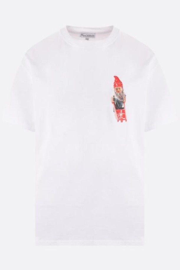 JW ANDERSON - 반팔티셔츠 - JW앤더슨 남성 티셔츠 Gnome cotton t shirt NB26