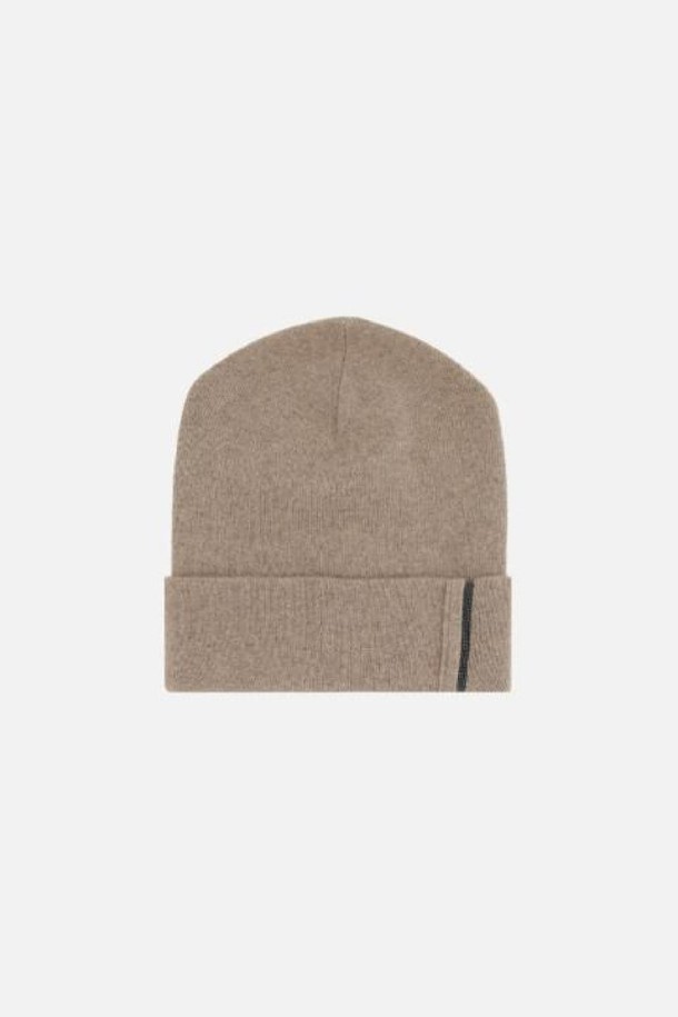 BRUNELLO CUCINELLI - 모자 - 브루넬로 쿠치넬리 여성 모자 cashmere beanie with monile NB26