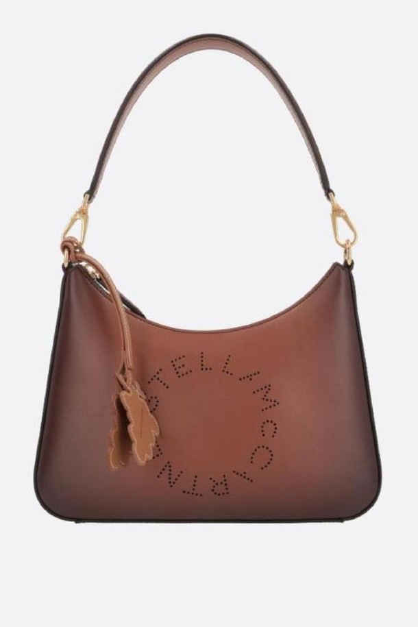 STELLA McCARTNEY - 숄더백 - 스텔라 맥카트니 여성 숄더백 Logo small shoulder bag in Aged Alter Mat NB26